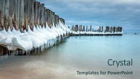  Presentation with sea war - Amazing presentation having line to the world war backdrop and a  colored foreground