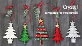  Presentation with festive season - Beautiful theme featuring string line with peg backdrop and a gray colored foreground