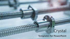  Presentation with wheel - PPT layouts consisting of linear - gear wheel transmits energy flat background and a light blue colored foreground