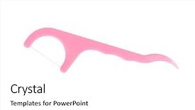  Presentation with pink and white balloons - Slide set featuring linear - pink floss toothpick isolated background and a white colored foreground