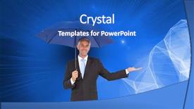  Presentation with peaceful - Theme consisting of linear angular - composite image of peaceful businessman background and a  colored foreground