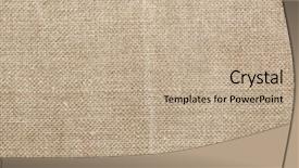  Presentation with linen - Beautiful slide set featuring linen canvas for painting backdrop and a coral colored foreground