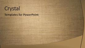  Presentation with linen - Slide set with linen canvas texture background and a coral colored foreground