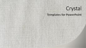  Presentation with linen - Audience pleasing slides consisting of linen canvas texture backdrop and a light gray colored foreground