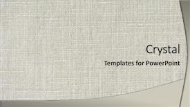  Presentation with linen - Slides having linen natural canvas texture background and a light gray colored foreground