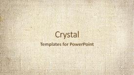  Presentation with canvas - Slide deck featuring linen paper - old canvas texture background and a lemonade colored foreground