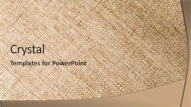  Presentation with linen - Theme having linen texture background background and a coral colored foreground