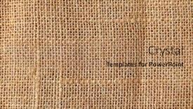  Presentation with linen - Audience pleasing slide deck consisting of linen texture backdrop and a coral colored foreground