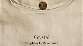  Presentation with trousers - Presentation theme consisting of linen-trousers-pocket-close-up background and a soft green colored foreground