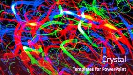  Presentation with diversity bright colors - Amazing presentation theme having lines art glowing dark - bright colors graphic illustration backdrop and a  colored foreground