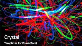  Presentation with artwork - Theme with lines art glowing dark - digital motion fractal artwork background and a black colored foreground