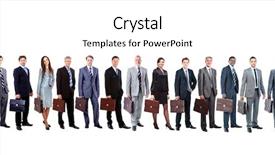  Presentation with people - Cool new presentation theme with lines full white background - business people - the elite backdrop and a white colored foreground