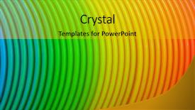  Presentation with element - PPT layouts with lines rainbow color - abstract colorful pattern element background and a gold colored foreground