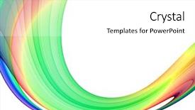  Presentation with high quality - Slide deck with lines rainbow color - multicolored abstraction on white background background and a white colored foreground