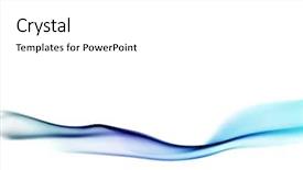  Presentation with blue design - PPT theme featuring lines white background - flowing blue design background and a white colored foreground