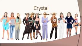  Presentation with diversity - Audience pleasing theme consisting of lineup - people diversity business idea backdrop and a  colored foreground