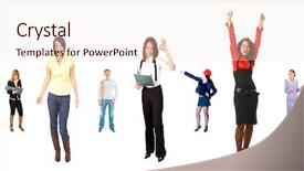  Presentation with groups - Theme with lineup - people order isolated groups background and a  colored foreground