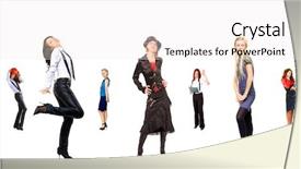  Presentation with order - Audience pleasing slide set consisting of lineup - perspective concept people order backdrop and a sky blue colored foreground