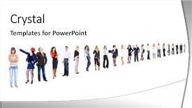  Presentation with united states unity - Theme having lineup - standing together united company background and a white colored foreground