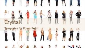  Presentation with achievement - Slides featuring lineup - teamwork achievement big group background and a lemonade colored foreground