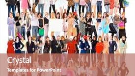  Presentation with united - Amazing slides having lineup - united company corporate teamwork backdrop and a coral colored foreground