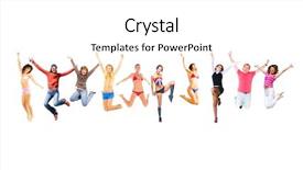  Presentation with winning - Colorful PPT theme enhanced with lineup - winning idea isolated backdrop and a  colored foreground