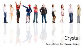  Presentation with people seniors diversity - PPT theme enhanced with lineup - workforce concept people diversity background and a white colored foreground