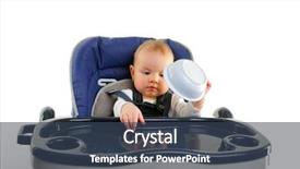  Presentation with baby girl - Audience pleasing slide set consisting of west nile virus concept background backdrop and a coral colored foreground