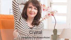  Presentation with linguistics - Theme featuring linguistics - woman doing eft background and a coral colored foreground