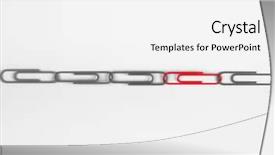  Presentation with enzymr linked immunosorbent assay - Colorful PPT layouts enhanced with linked paperclips against white background backdrop and a white colored foreground