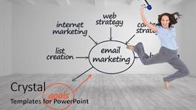  Presentation with classy - Slide set enhanced with linkedlist - composite image of cheerful classy background and a light gray colored foreground