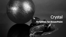  Presentation with supply chain lean - Cool new slide deck with linking rings - ball and chain on grey backdrop and a dark gray colored foreground