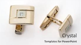  Presentation with diamonds - Beautiful PPT theme featuring linking rings - cuff - links the diamonds backdrop and a white colored foreground