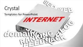  Presentation with binder - Amazing slide set having linking rings - ring binder with concepts backdrop and a white colored foreground