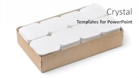  Presentation with nail - Slide deck with lint-free-nail-wipes and a white colored foreground