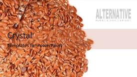  Presentation with fatty acids - PPT theme enhanced with lignans an abundance of micronutrients background and a coral colored foreground