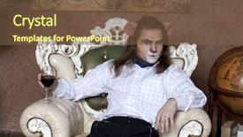  Presentation with lion king - Presentation design enhanced with lion king is sitting background and a tawny brown colored foreground