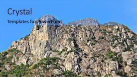  Presentation with spirit - Amazing theme having lion rock lion like mountain in hong kong one of the symbol of hong kong spirit backdrop and a light blue colored foreground