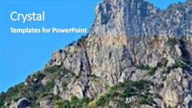  Presentation with spirit - Presentation design enhanced with lion rock lion like mountain in hong kong one of the symbol of hong kong spirit background and a teal colored foreground