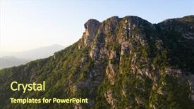  Presentation with lion - Presentation theme featuring  background and a  colored foreground