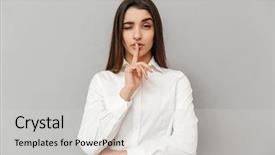  Presentation with invitation formal - Theme having lips and asking to keep background and a light gray colored foreground