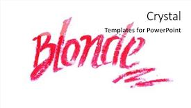  Presentation with octopus on isolated white - Cool new slides with lipstick blonde isolated on white backdrop and a white colored foreground