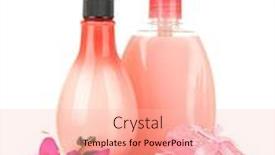  Presentation with liquid - Beautiful slide set featuring liquid and hand-made soaps isolated on white backdrop and a lemonade colored foreground