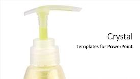  Presentation with clean - Colorful theme enhanced with liquid dish washer - colorful clean soup isolated backdrop and a  colored foreground