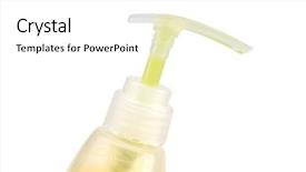  Presentation with bright colorful candy isolated - Theme enhanced with liquid dish washer - colorful clean soup isolated background and a white colored foreground