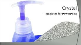  Presentation with bright colorful candy isolated - Amazing PPT layouts having liquid dish washer - colorful clean soup isolated backdrop and a  colored foreground