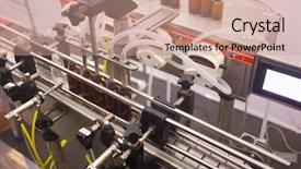  Presentation with flasks - PPT theme enhanced with liquid for electronic cigarette background and a coral colored foreground