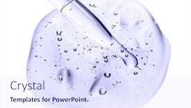  Presentation with transparent screen - Audience pleasing presentation consisting of liquid-gel-or-serum backdrop and a sky blue colored foreground