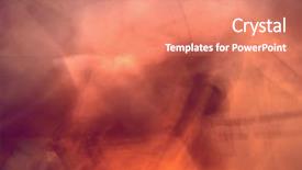  Presentation with ripple effect - Slide set enhanced with liquid glow background light effect background and a coral colored foreground