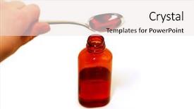  Presentation with syrup - Slide deck having  background and a  colored foreground